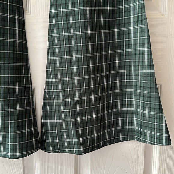 Seven Wonders Green Plaid Flares - Picture 5 of 15